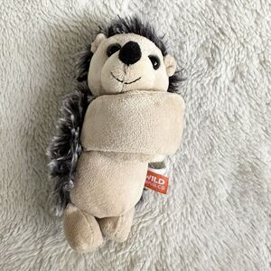 Wild Republic Plush Hedgehog Huggers Slap Bracelet Shaggy Stuffed Toy